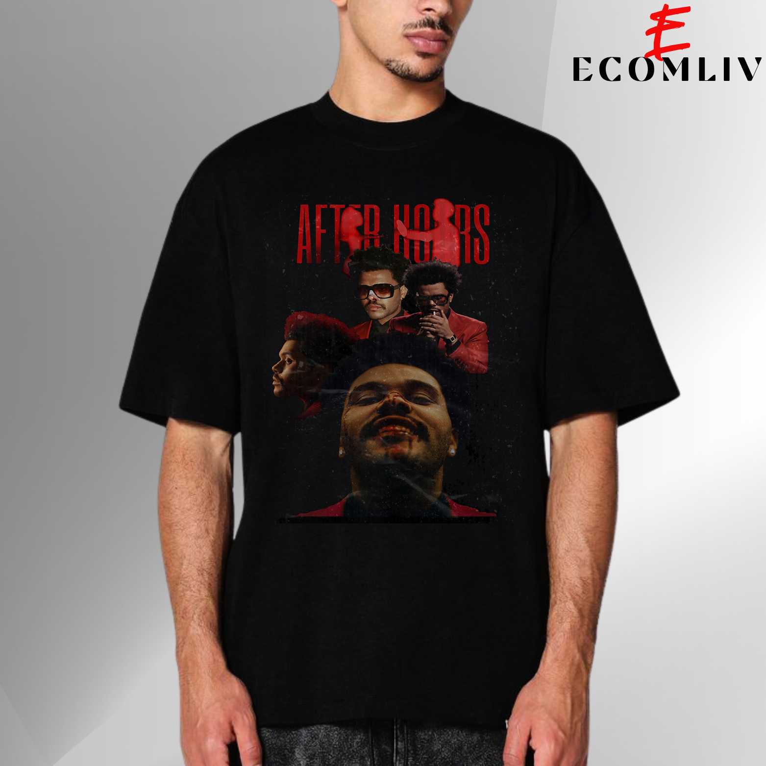 The Weeknd After Hours Tee, Unisex Vintage Album Shirt, Streetwear Graphic T Shirt